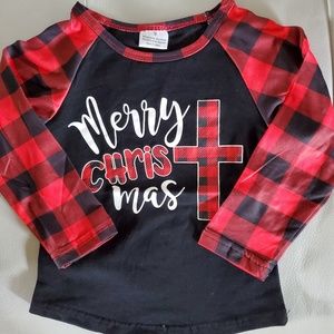 Boutique Merry Christmas Toddler shirts